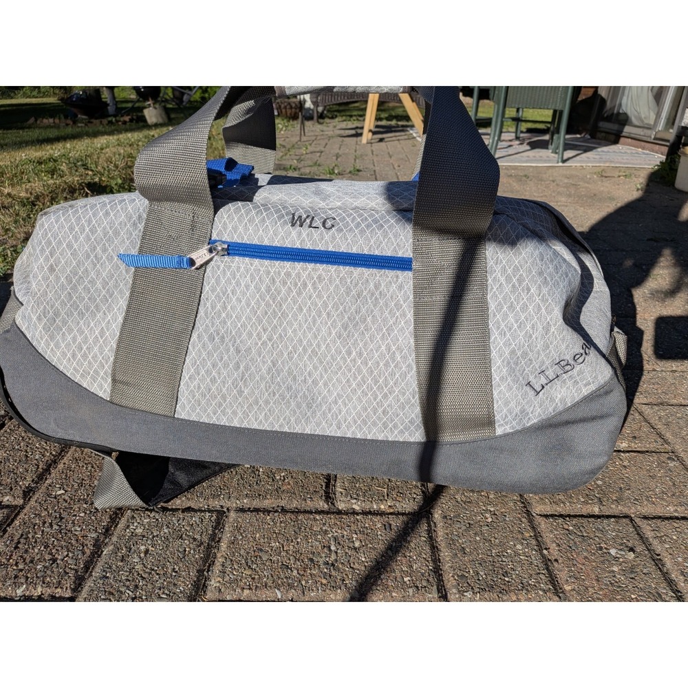 LL Bean Rolling Adventure Duffle Bag Luggage Double Handle Wheels 24"